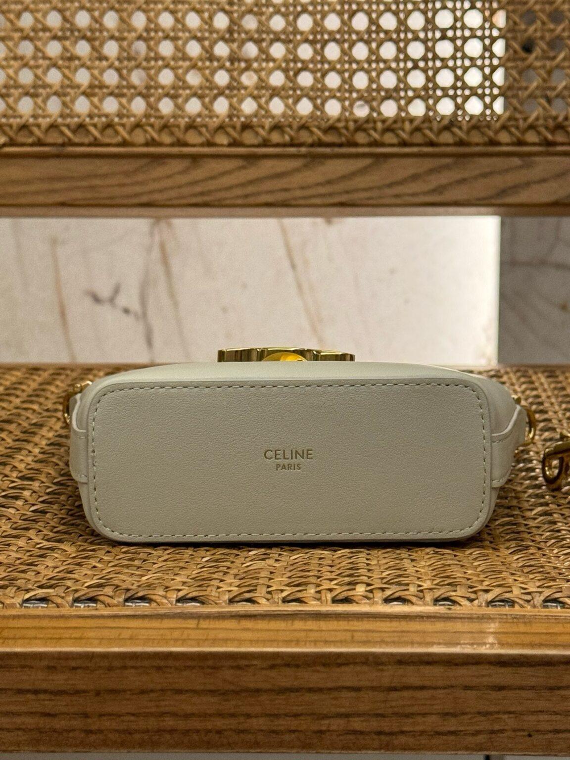 Celine Pürüzsüz Dana Derisinde Mini Bucket Triomphe - Glimmer of Luxury
