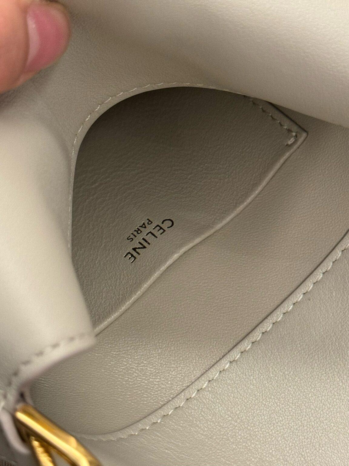 Celine Pürüzsüz Dana Derisinde Mini Bucket Triomphe - Glimmer of Luxury