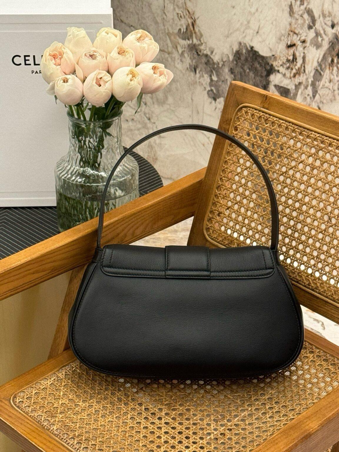 Celine Esnek Dana Derisi Orta Poly Çanta - Glimmer of Luxury