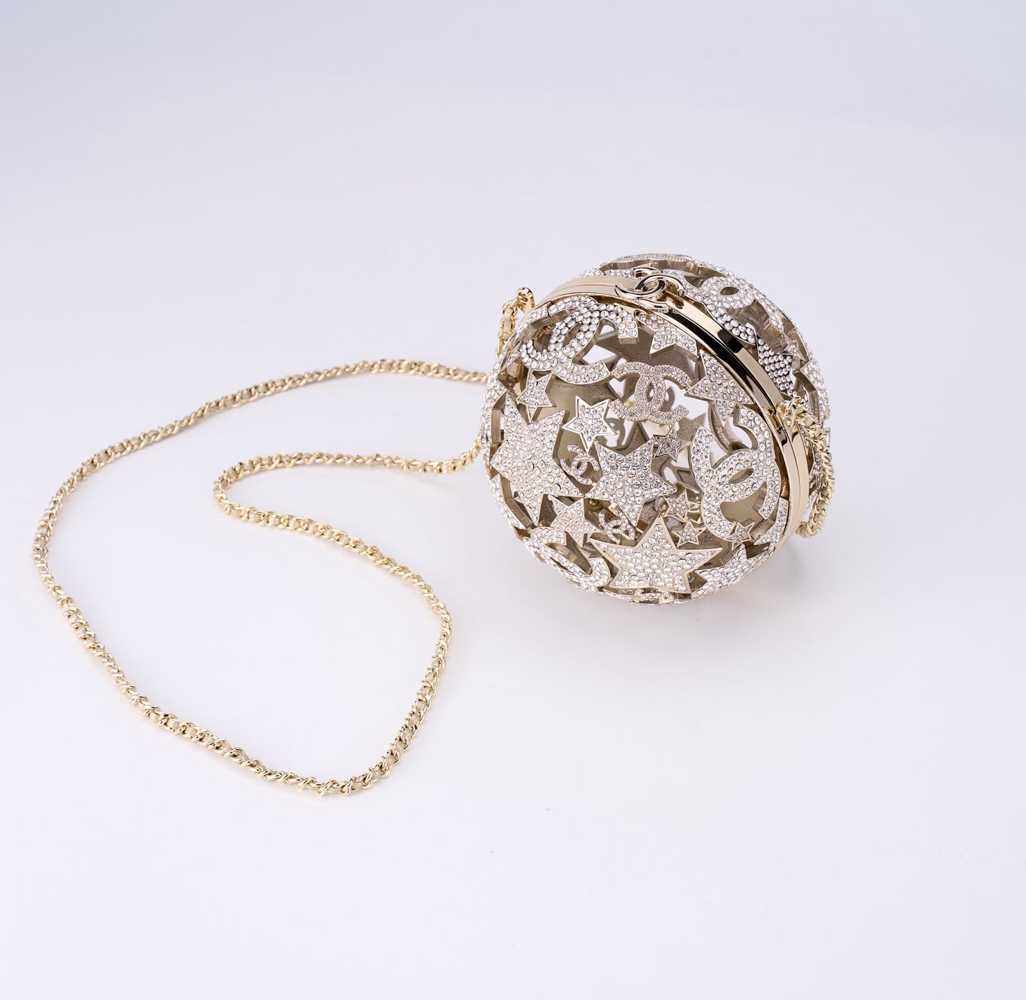 Chanel 25A Star Hollow Spherical Evening Bag