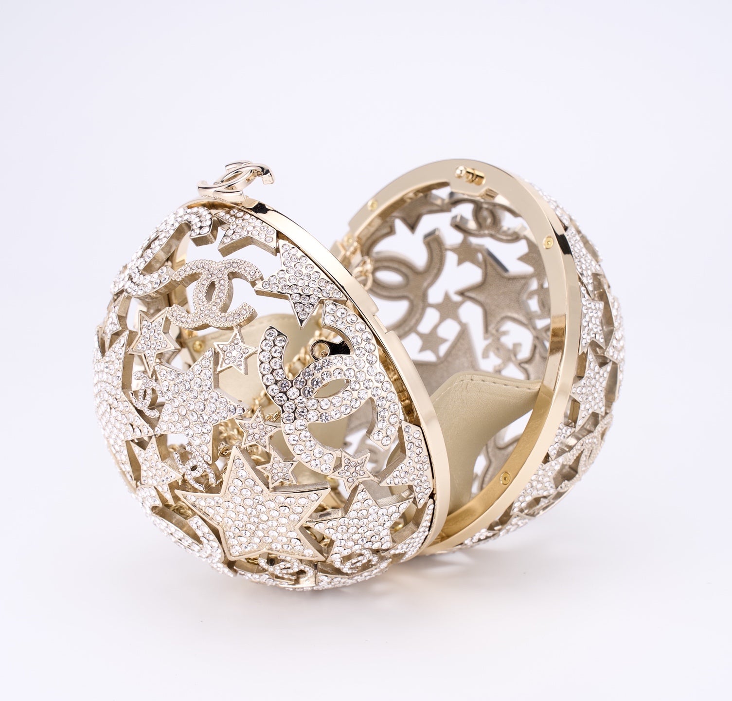 Chanel 25A Star Hollow Spherical Evening Bag
