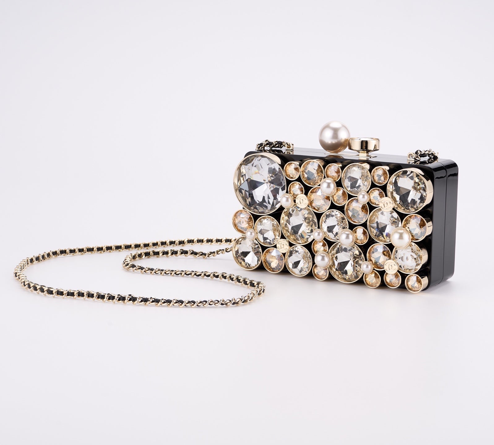 Chanel 25K Diamond Box Evening Bag