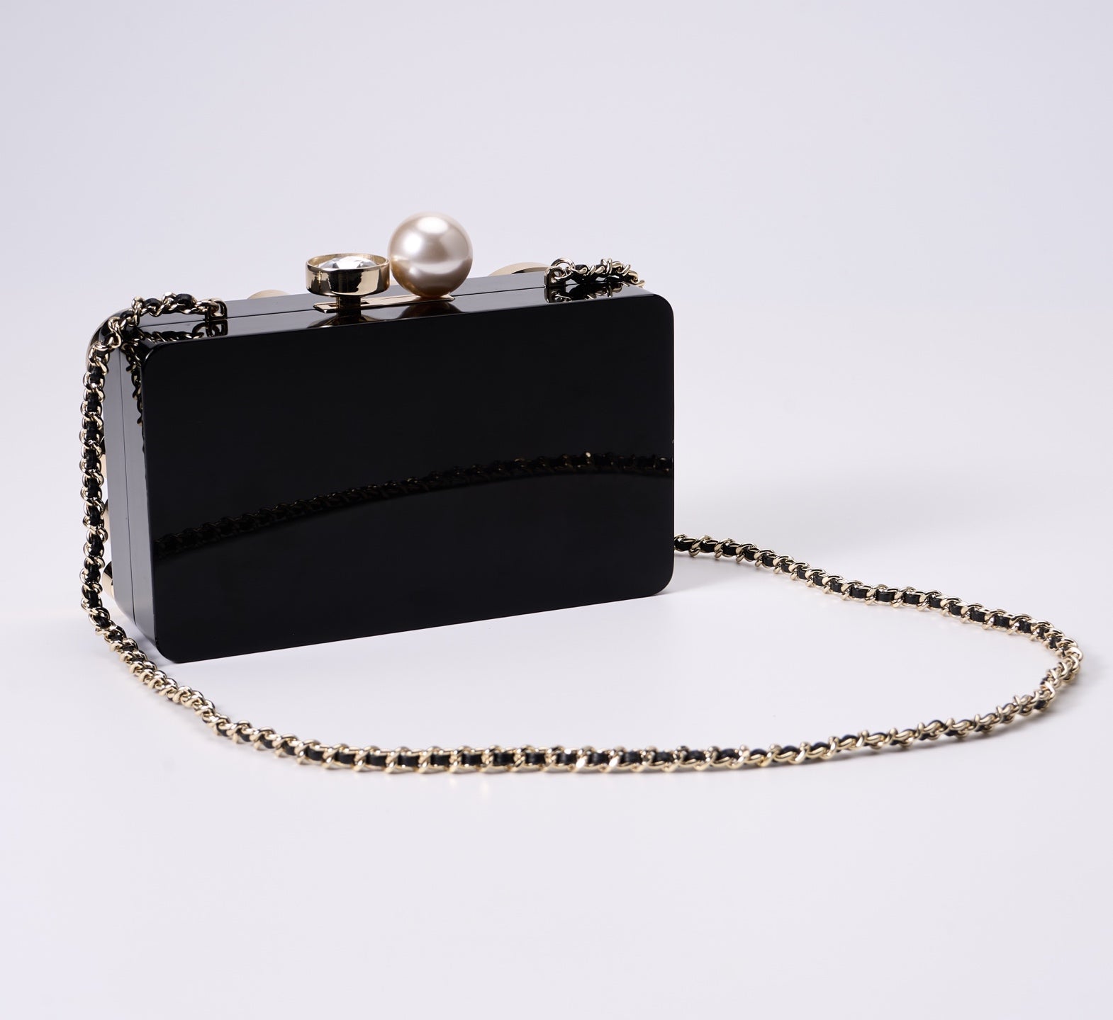 Chanel 25K Diamond Box Evening Bag