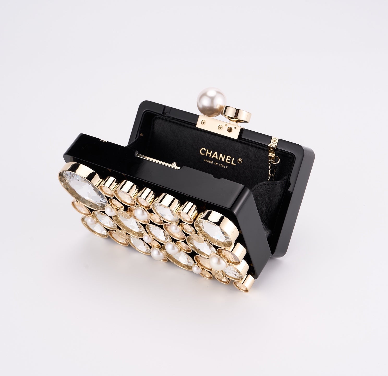 Chanel 25K Diamond Box Evening Bag