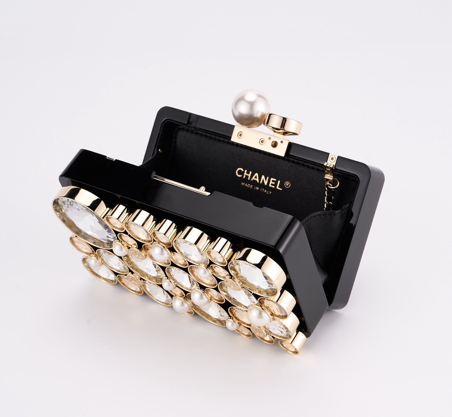 Chanel 25K Diamond Box Evening Bag