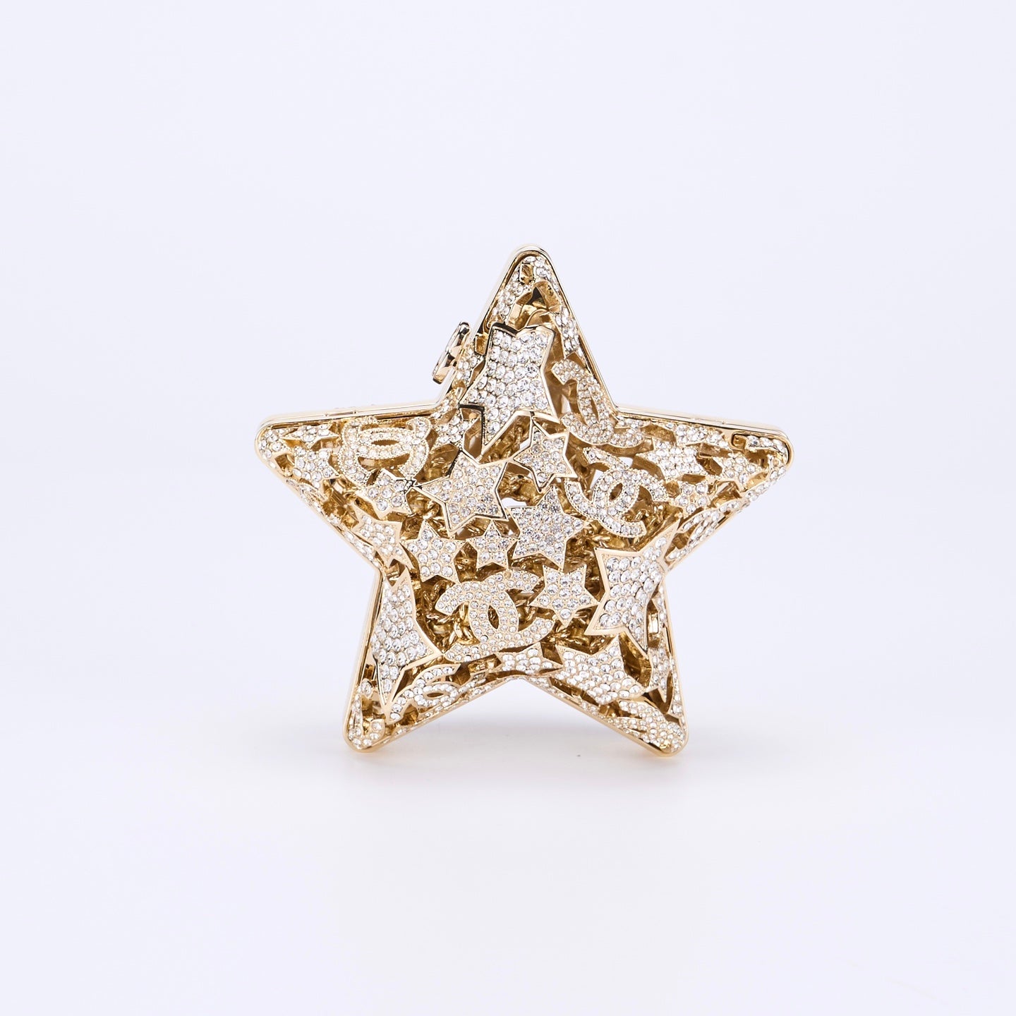 Chanel 25A Collection Series Hollow Star Diamond Evening Bag