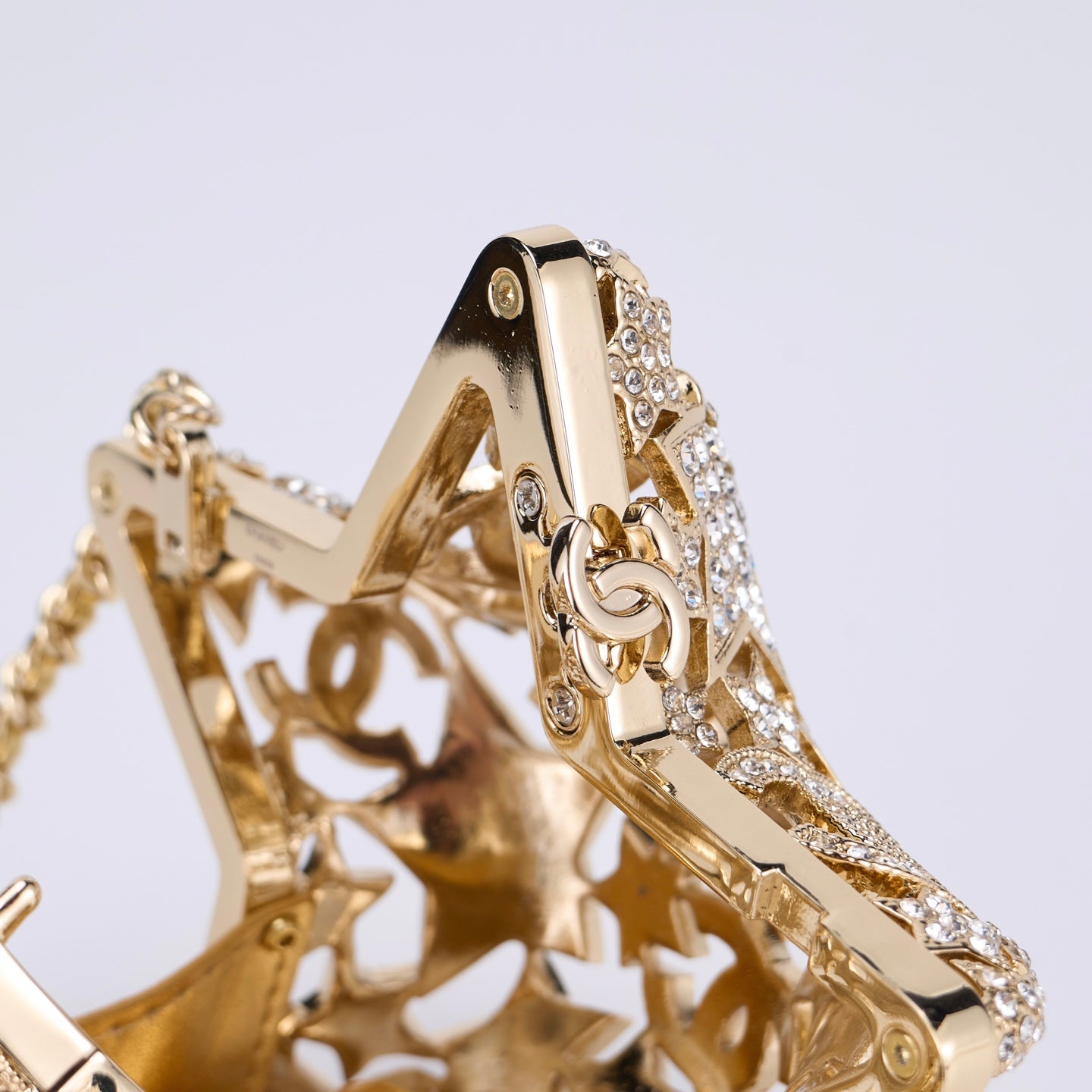 Chanel 25A Collection Series Hollow Star Diamond Evening Bag