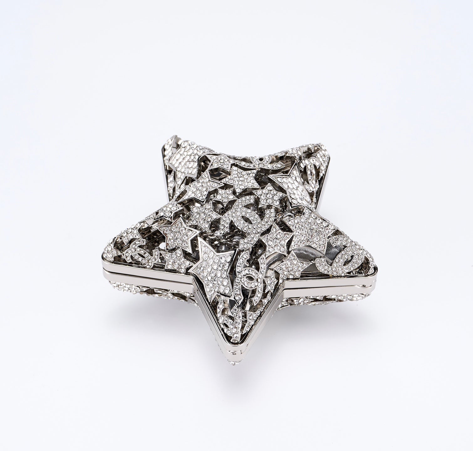 Chanel 25A Collection Series Hollow Star Diamond Evening Bag