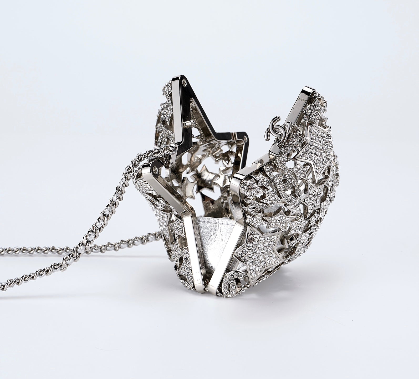 Chanel 25A Collection Series Hollow Star Diamond Evening Bag