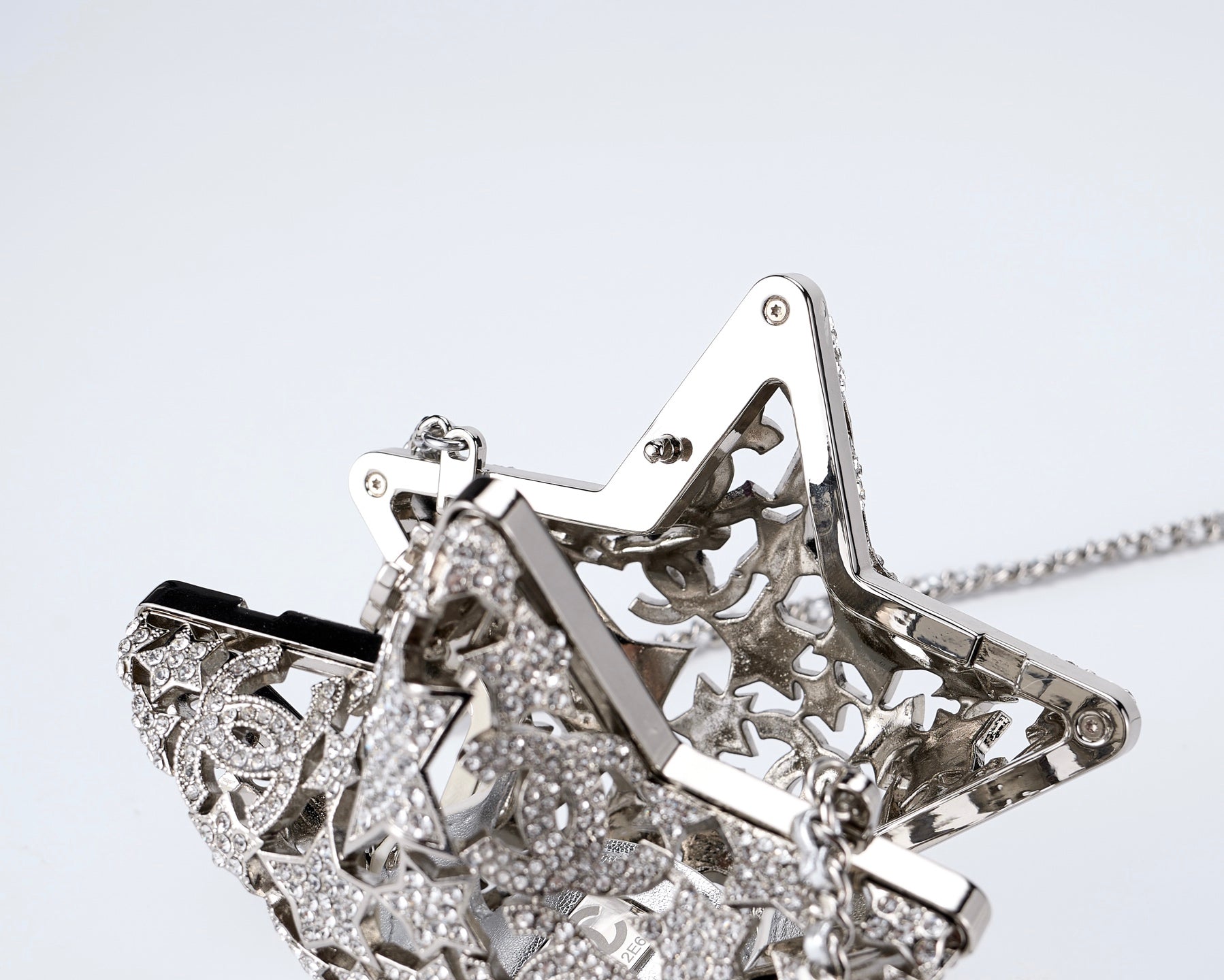 Chanel 25A Collection Series Hollow Star Diamond Evening Bag