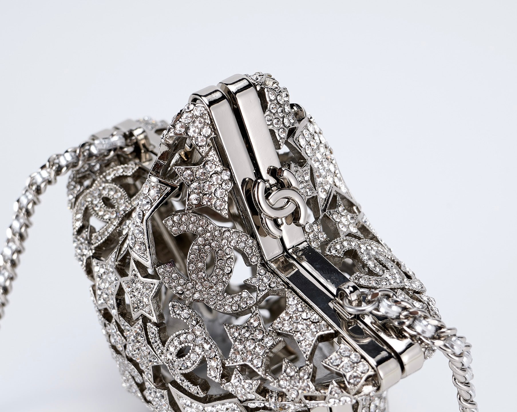 Chanel 25A Collection Series Hollow Star Diamond Evening Bag