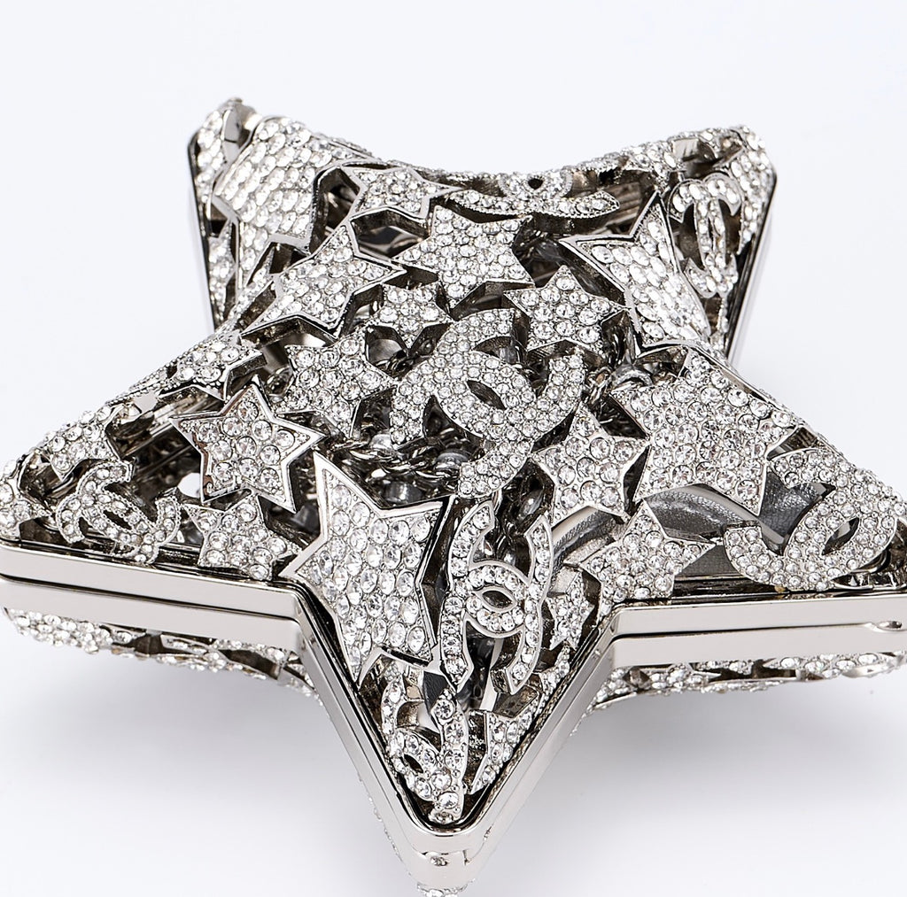 Chanel 25A Koleksiyon Serisi Hollow Star Diamond Akşam Çantası