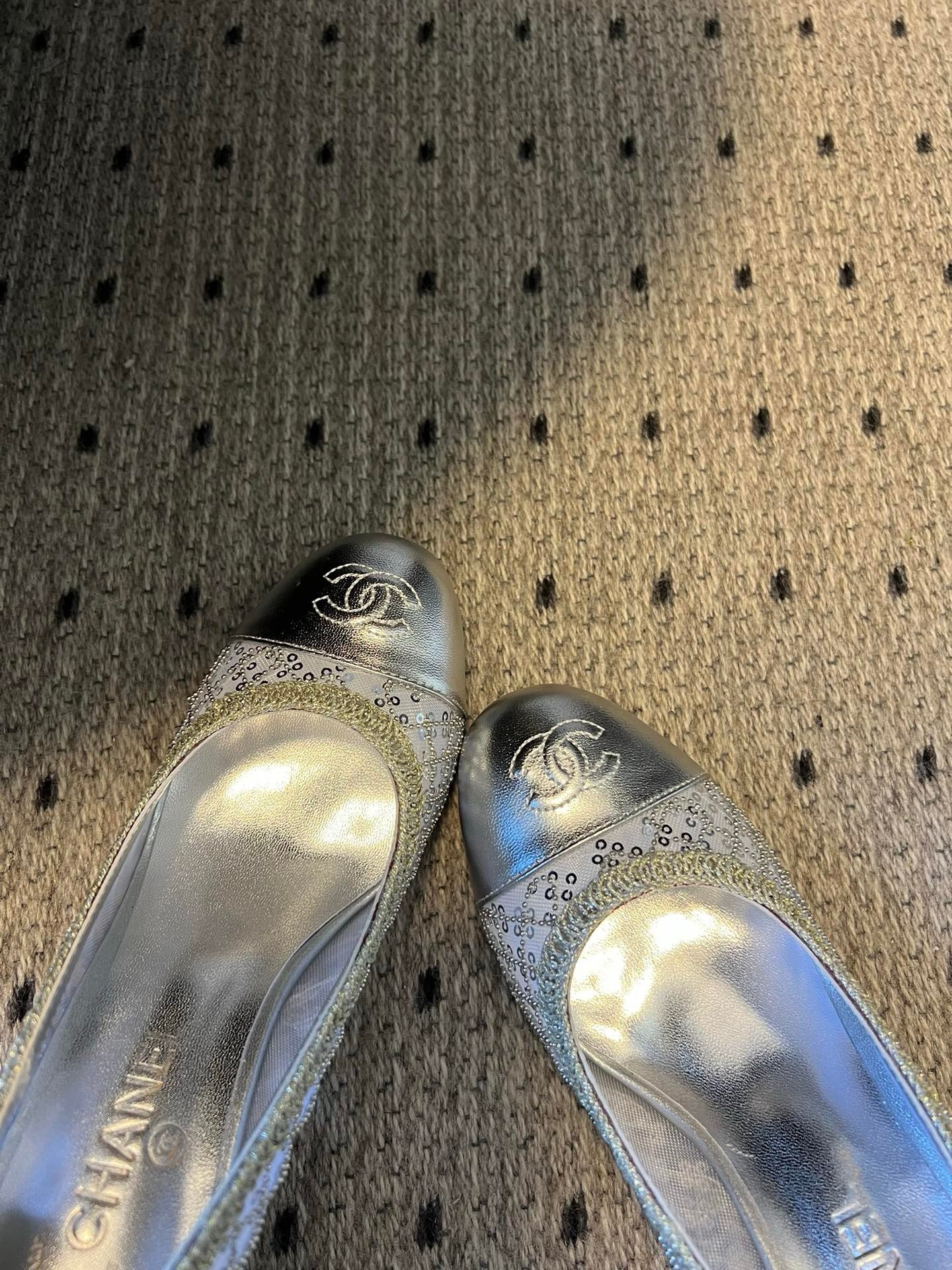 Chanel S26 Taş Süslemeli Babetler