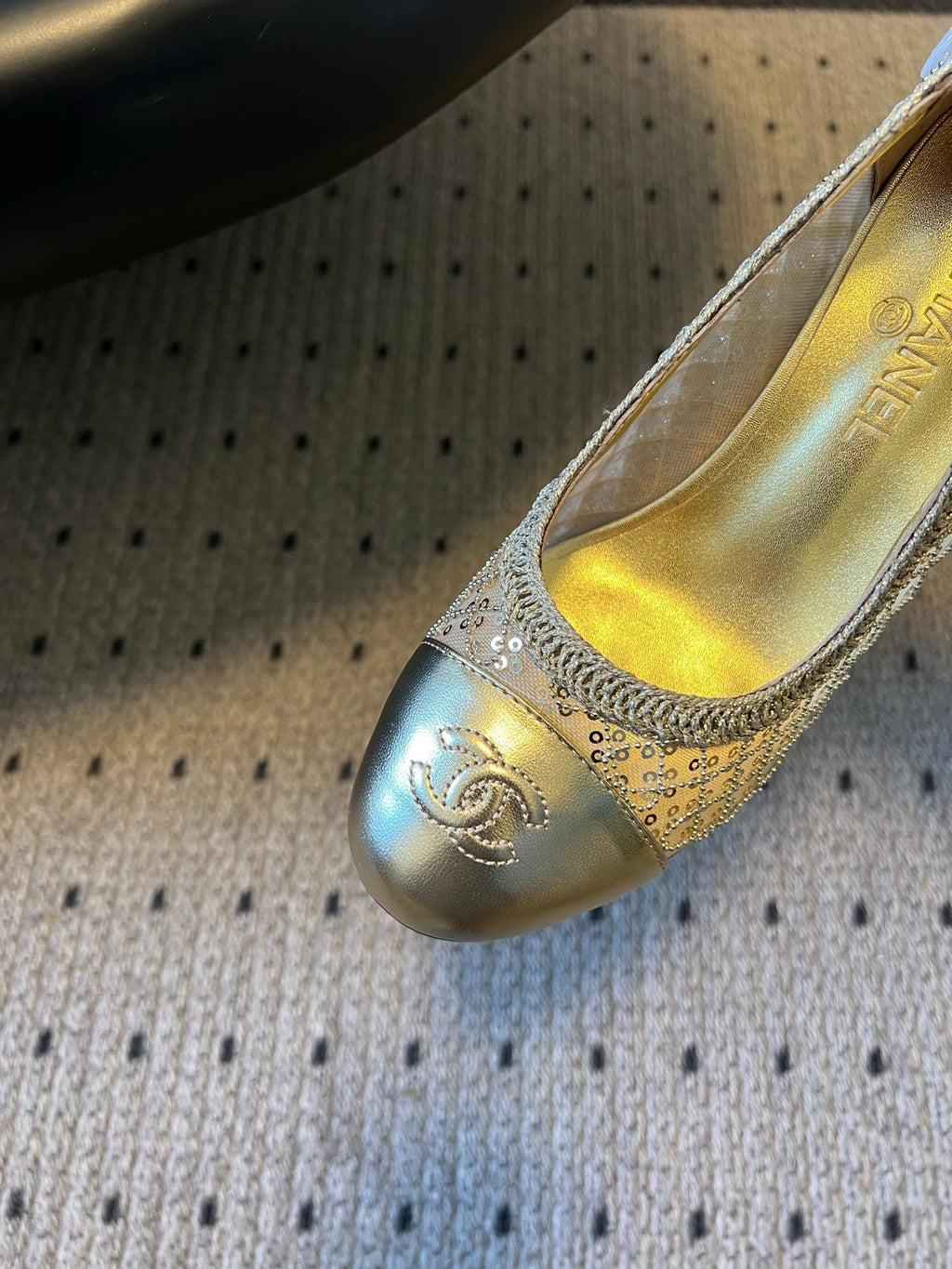 Chanel S26 Taş Süslemeli Babetler