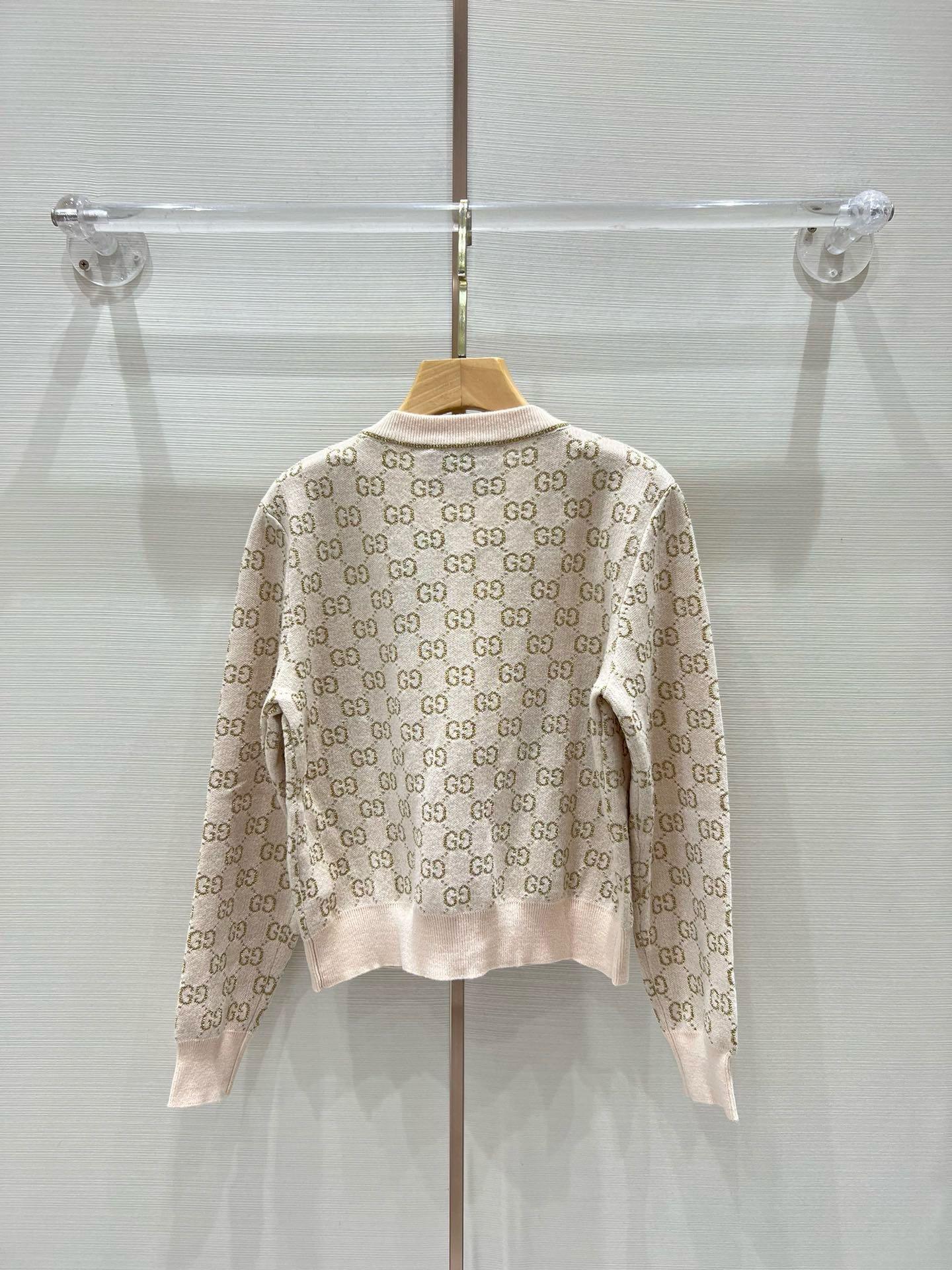 Gucci 2024 Yuvarlak Yakalı Hırka - Glimmer of Luxury