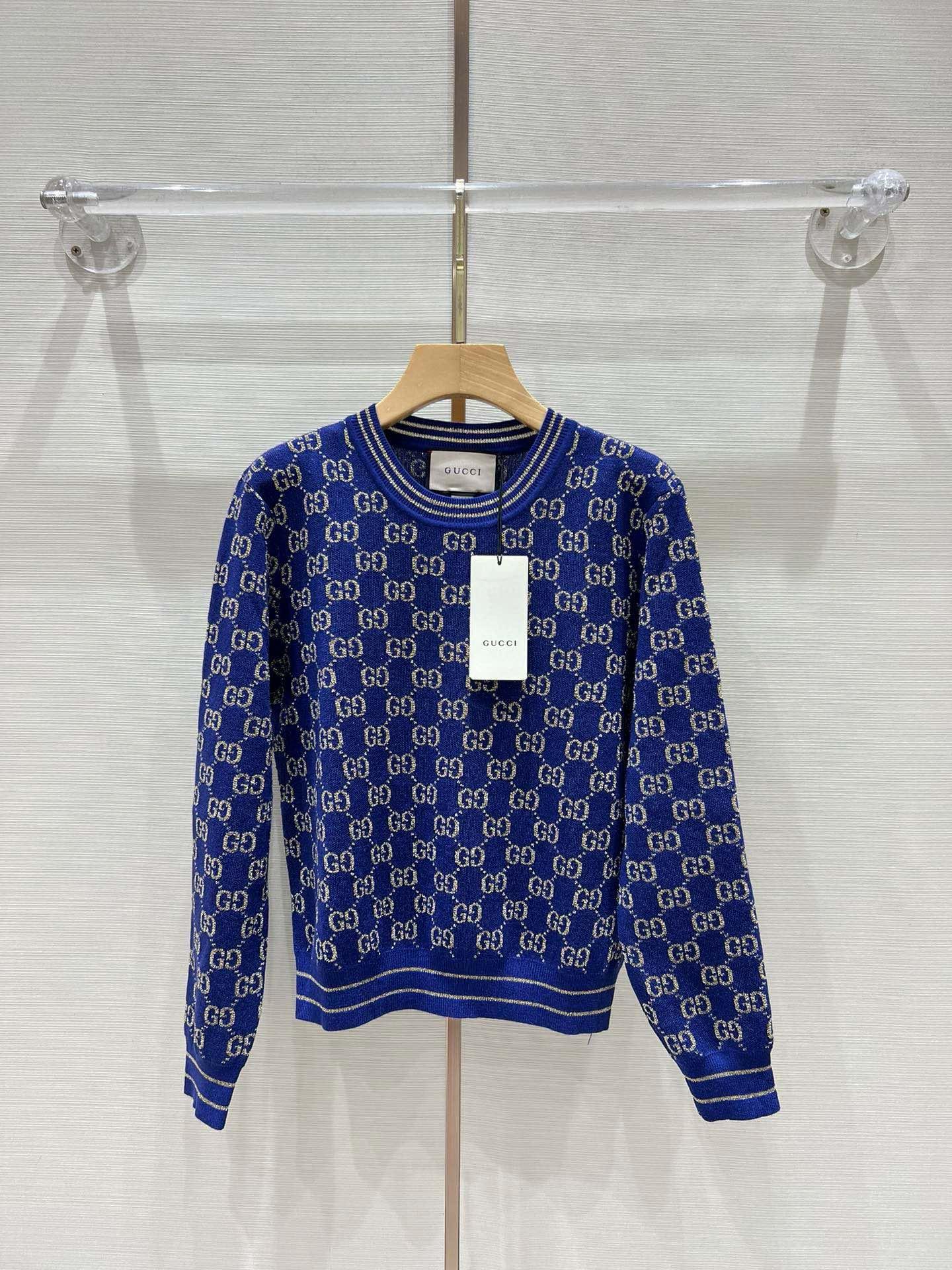 Gucci 24 Sonbahar Kış Bisiklet Yaka Kazak - Glimmer of Luxury