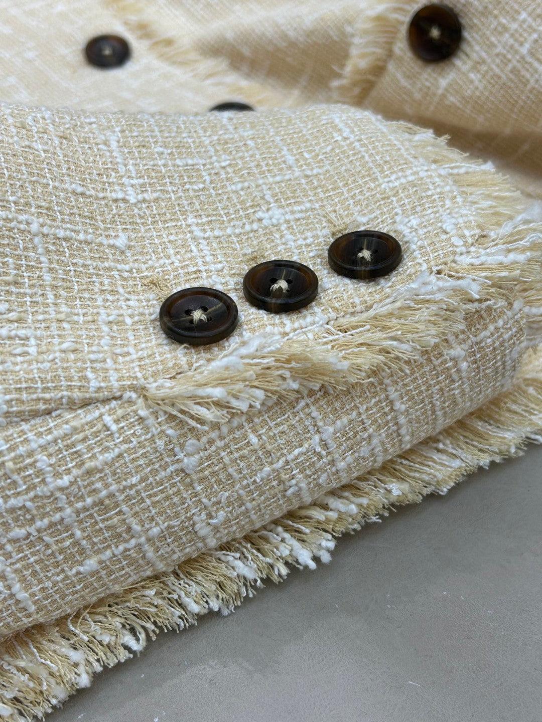 Miu Miu 24SS Sonbahar Sade Tasarım Ceket - Glimmer of Luxury