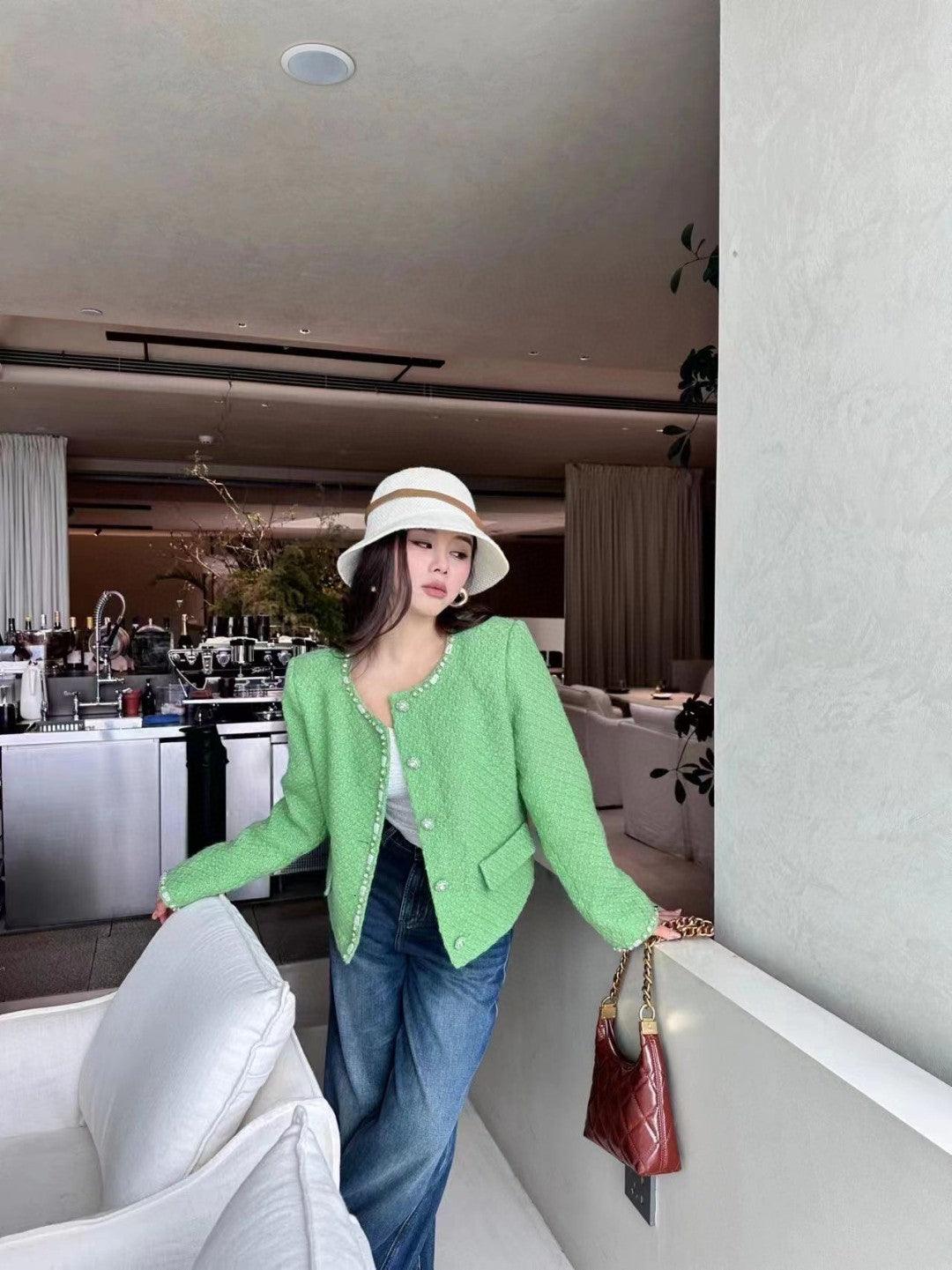 Chanel 2024 Tüvit El-boncuklu Dokuma Ceket - Glimmer of Luxury