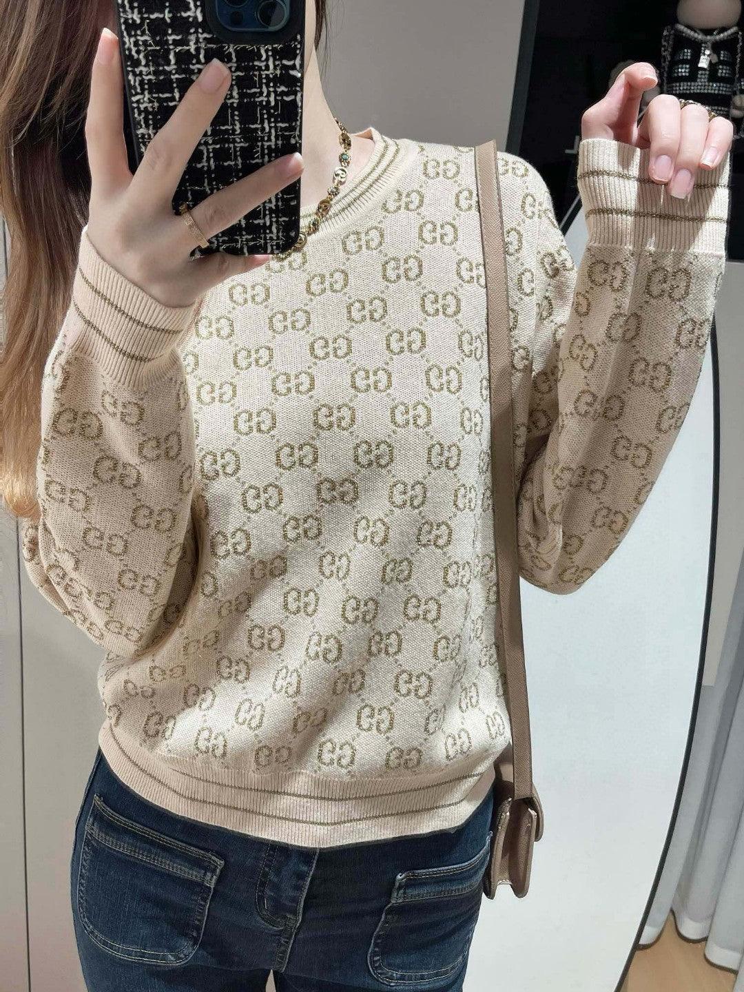 Gucci 24 Sonbahar Kış Bisiklet Yaka Kazak - Glimmer of Luxury