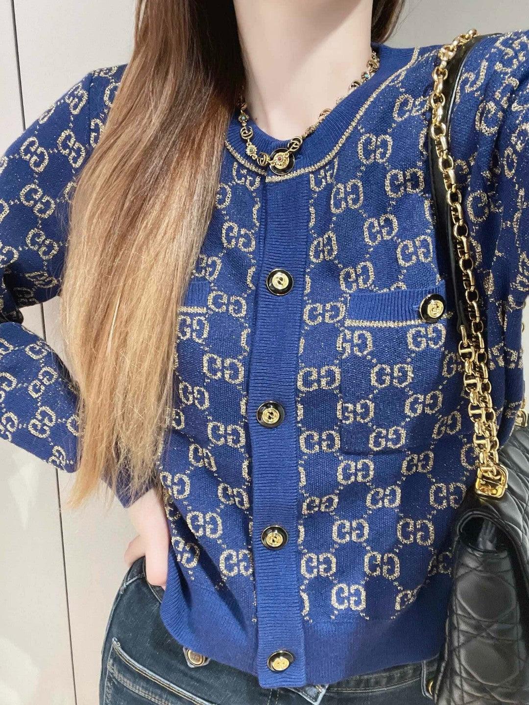 Gucci 2024 Yuvarlak Yakalı Hırka - Glimmer of Luxury