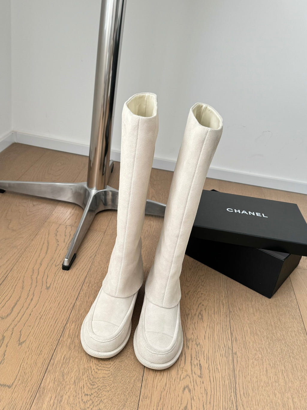 Chanel 25C Spring Collection – Suede Tall Boots