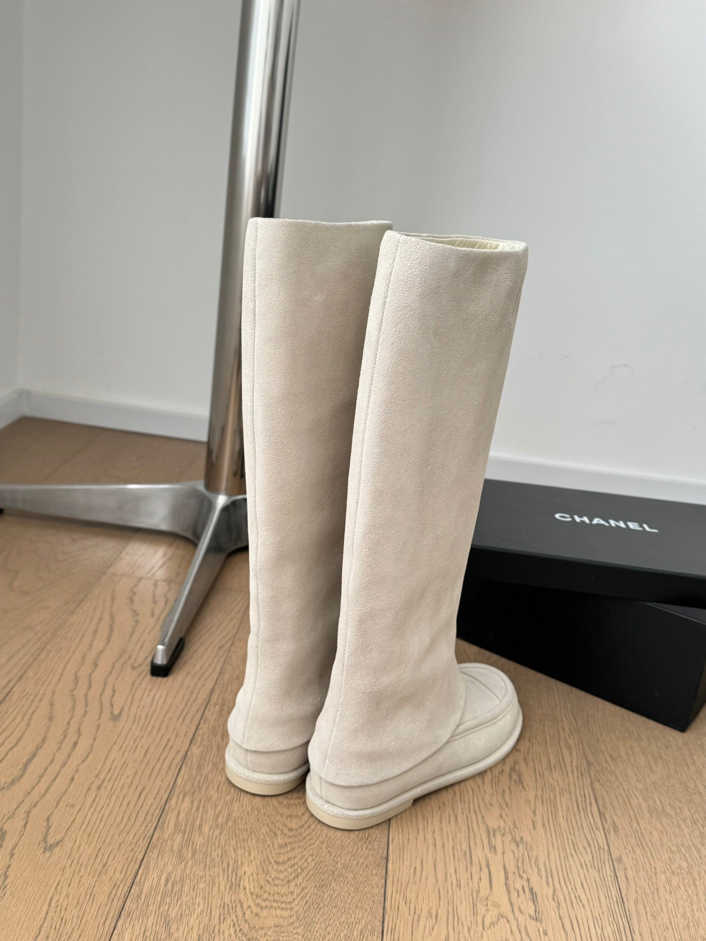 Chanel 25C Spring Collection – Suede Tall Boots