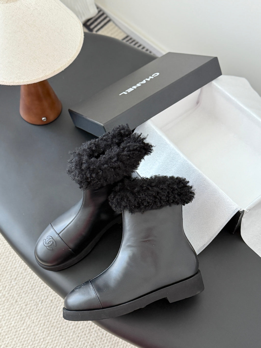 Chanel 26K Fall/Winter New Snow Boots – Black