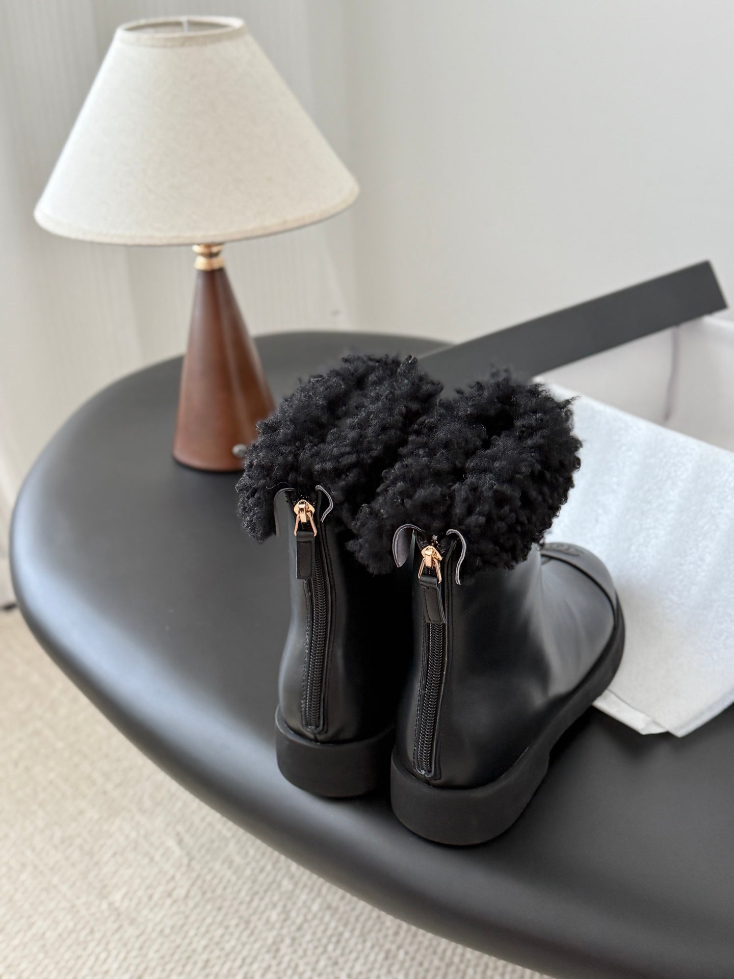 Chanel 26K Sonbahar/Kış Yeni Kar Botları – Siyah