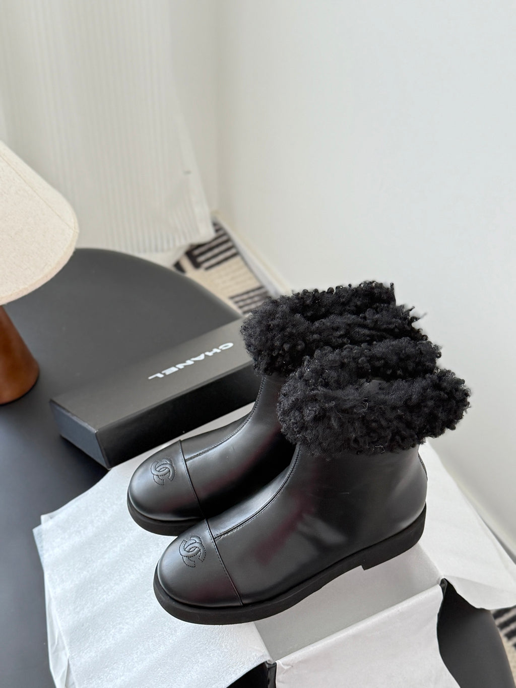 Chanel 26K Fall/Winter New Snow Boots – Black