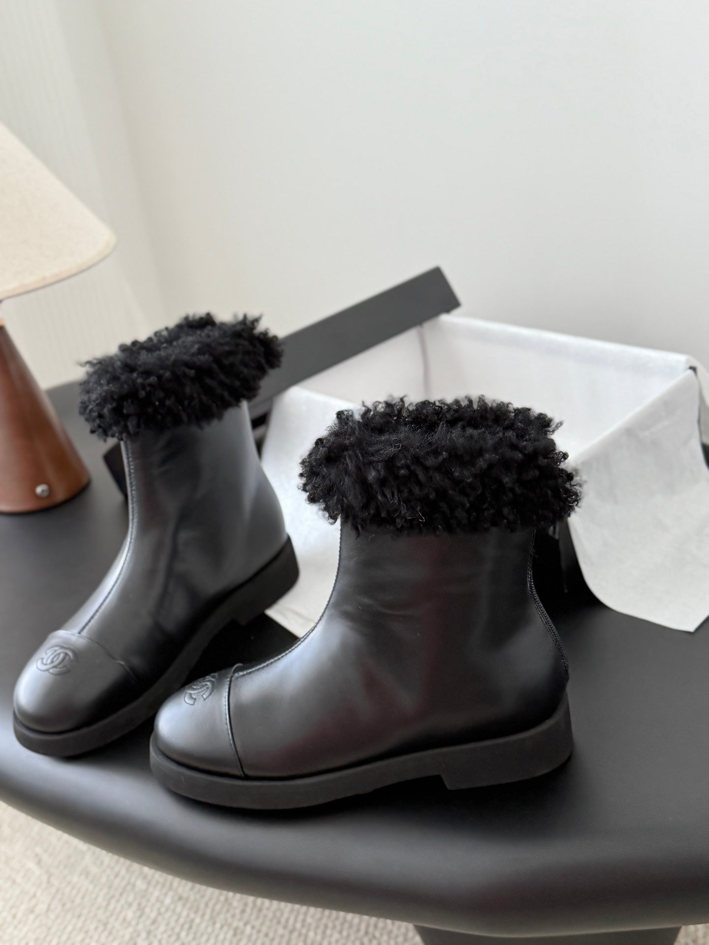 Chanel 26K Fall/Winter New Snow Boots – Black