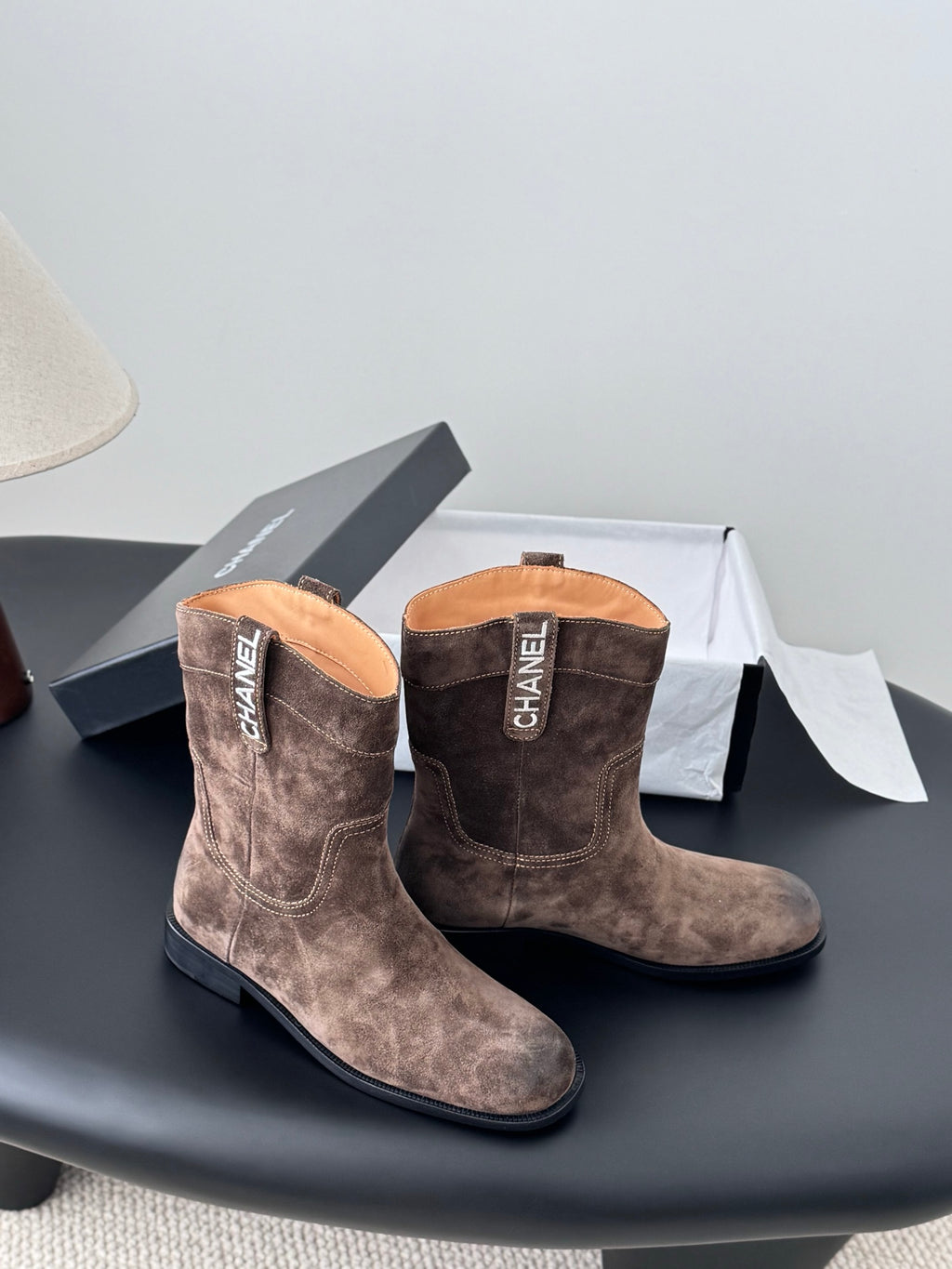 Chanel 26A Métiers d'Art Collection – Suede Ankle Boots