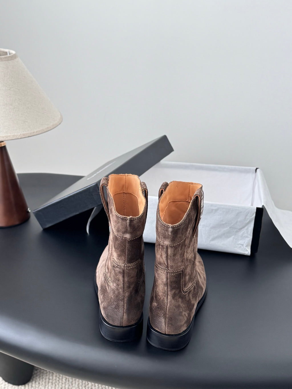 Chanel 26A Métiers d'Art Collection – Suede Ankle Boots