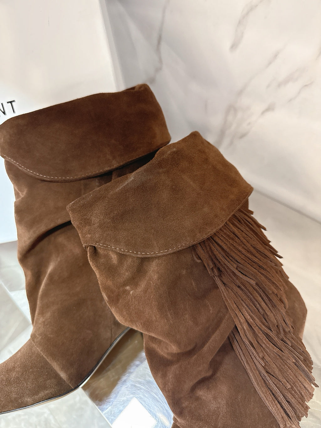 Isabel Marant 2025 Katlı Topuklu Çizme
