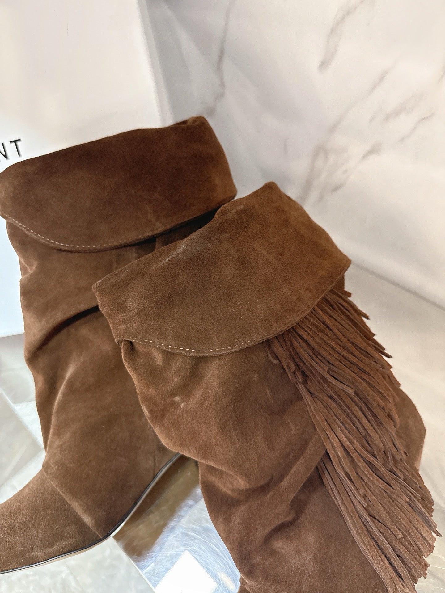 Isabel Marant 2025 Katlı Topuklu Çizme