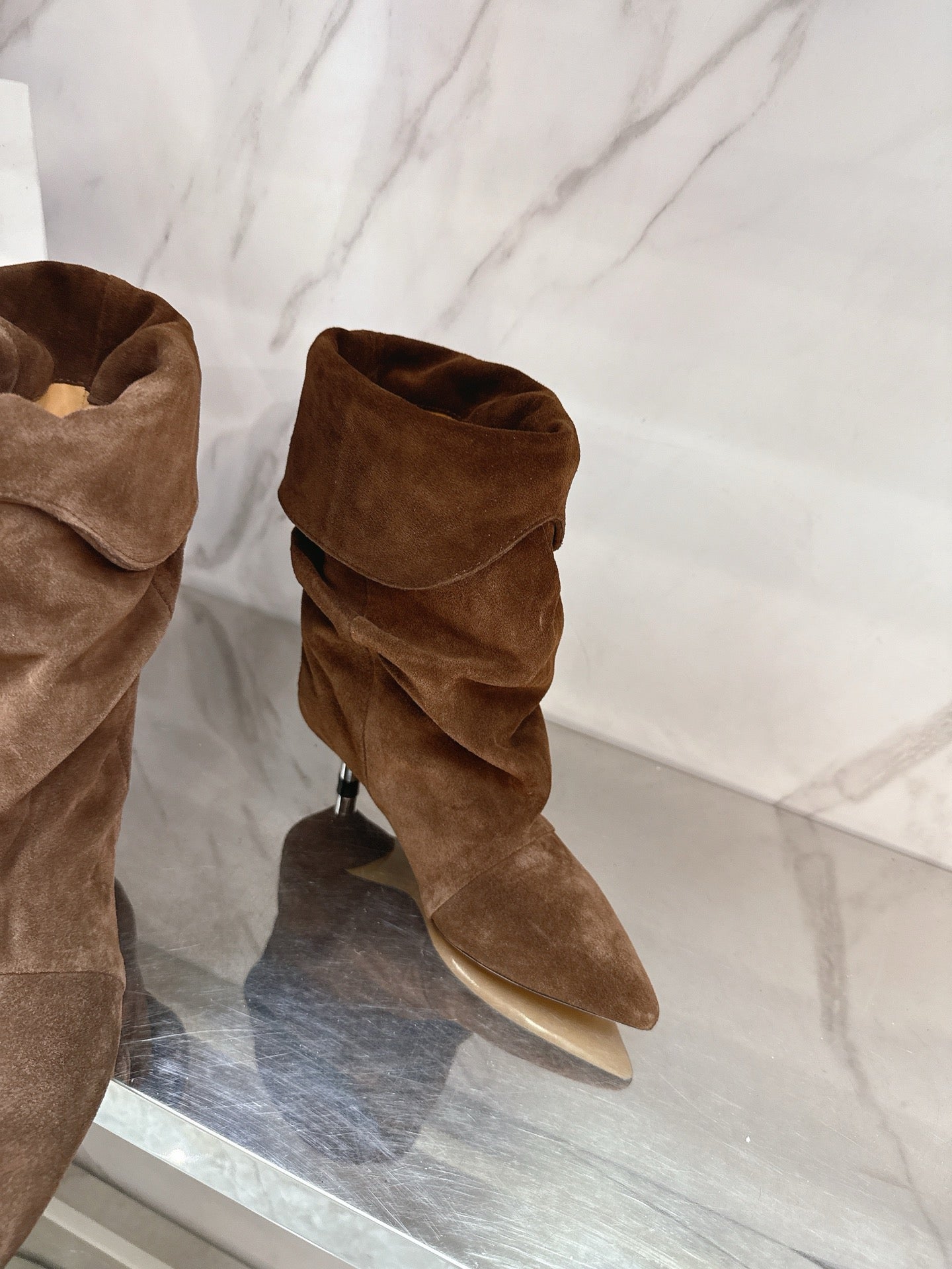 Isabel Marant 2025 Katlı Topuklu Çizme