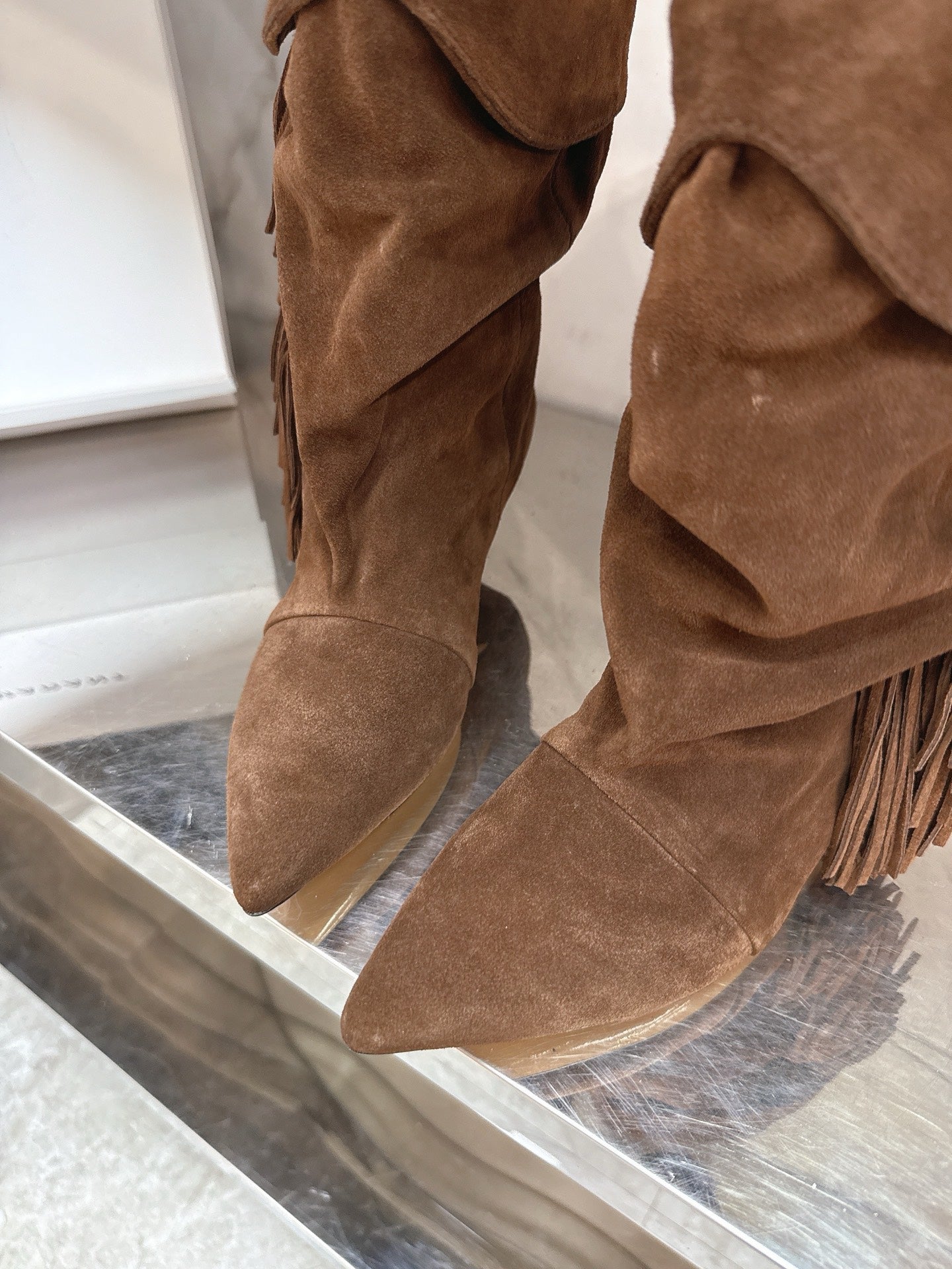 Isabel Marant 2025 Katlı Topuklu Çizme