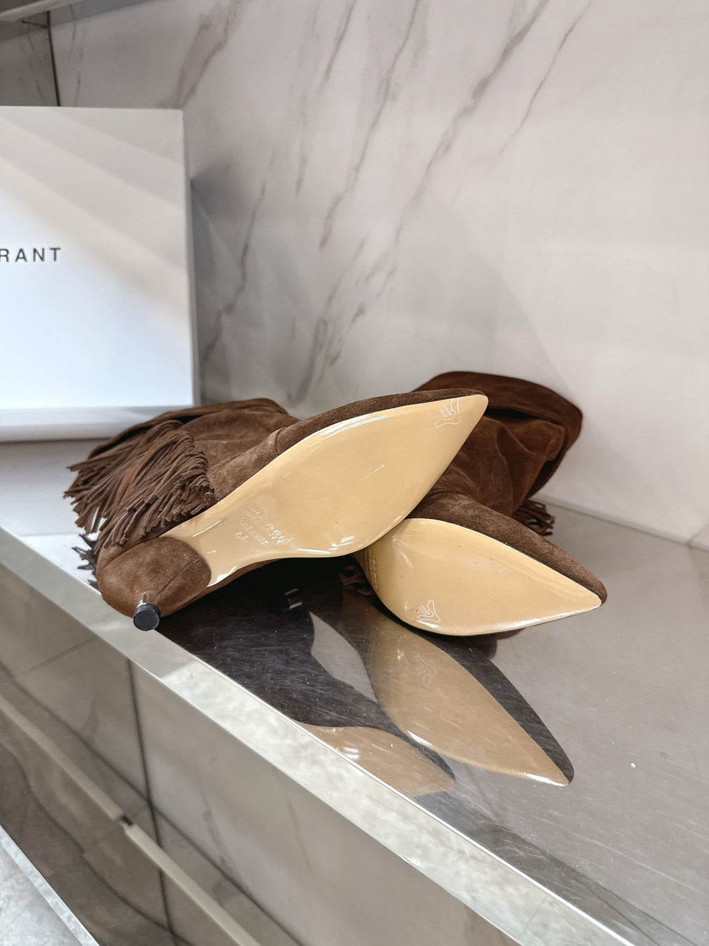 Isabel Marant 2025 Katlı Topuklu Çizme