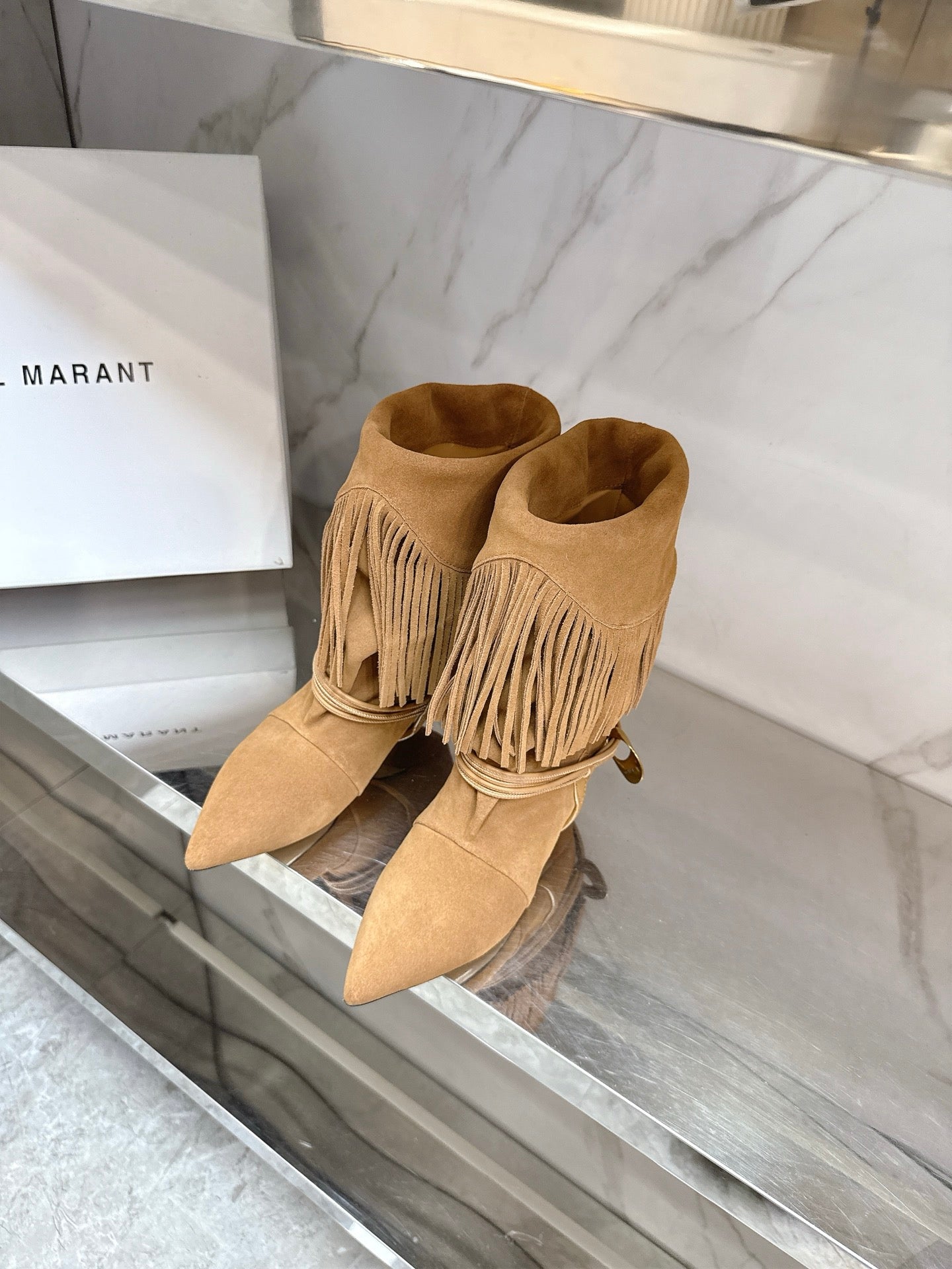 Isabel Marant 2025 Katlı Topuklu Çizme
