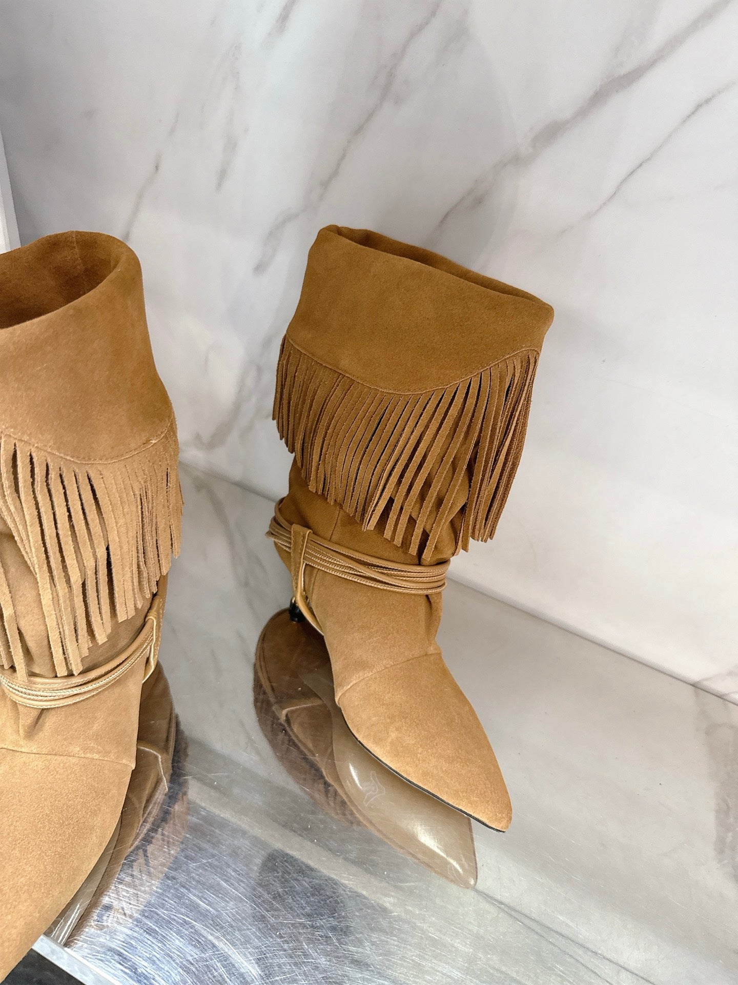 Isabel Marant 2025 Katlı Topuklu Çizme