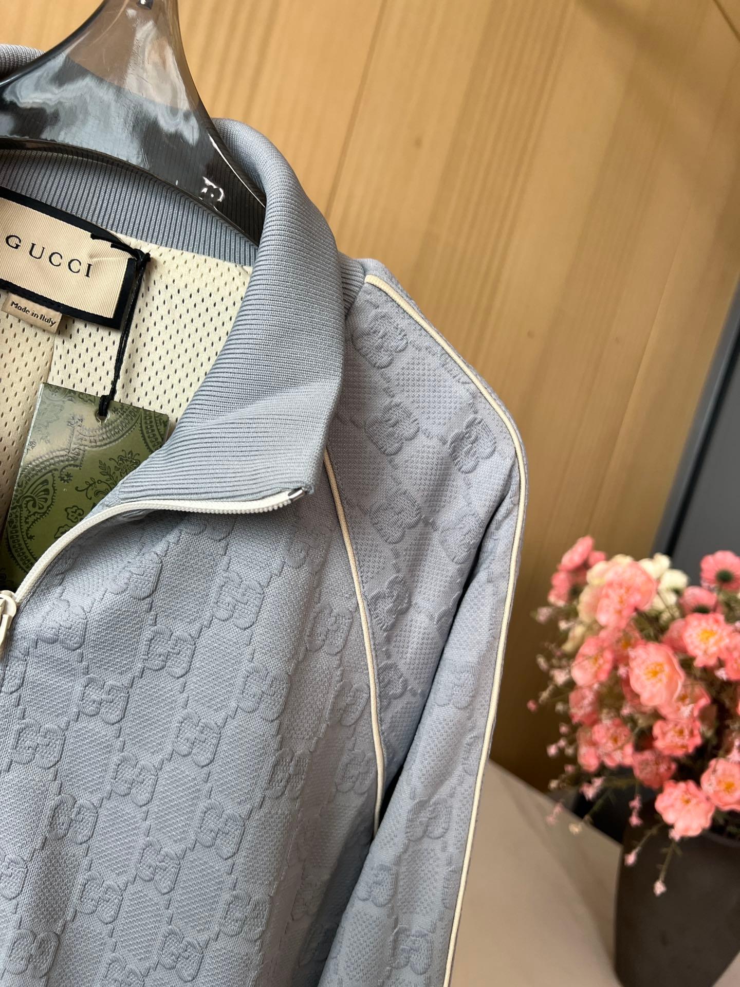 Gucci Örme Jakarlı Spor Uzun Kollu Ceket - Glimmer of Luxury