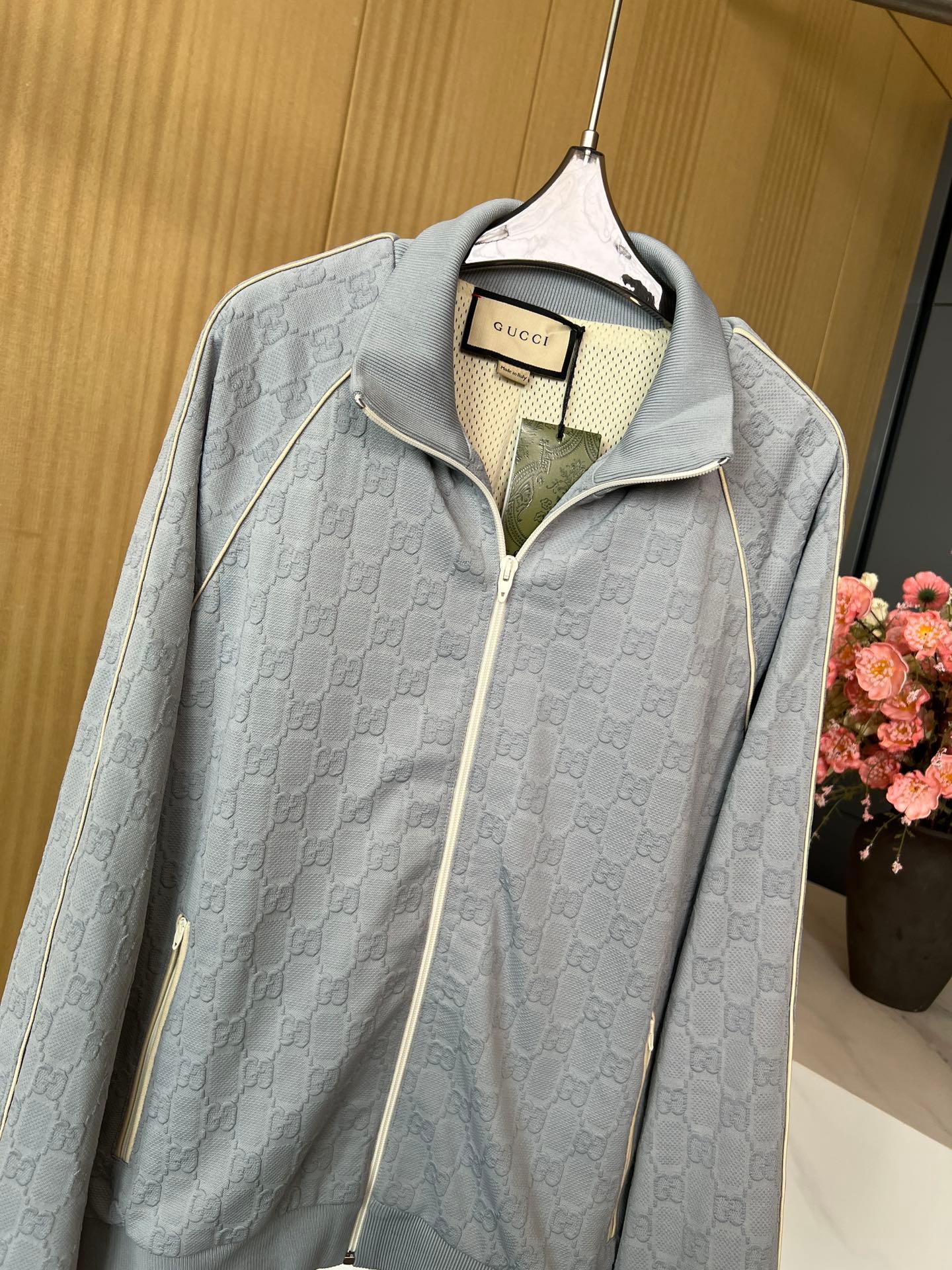 Gucci Örme Jakarlı Spor Uzun Kollu Ceket - Glimmer of Luxury