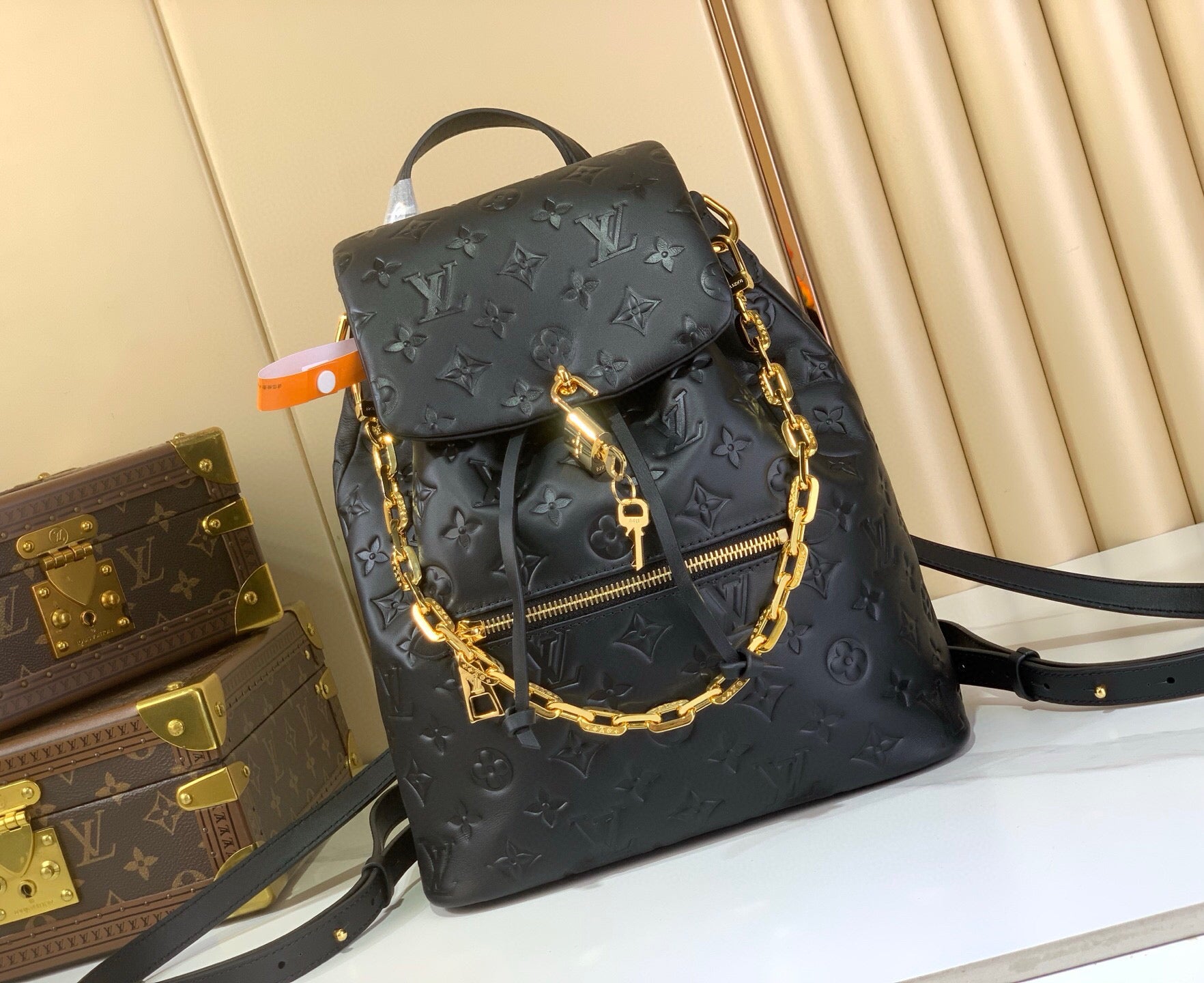 LV Coussin Sırt Çantası MM – M25508 Siyah