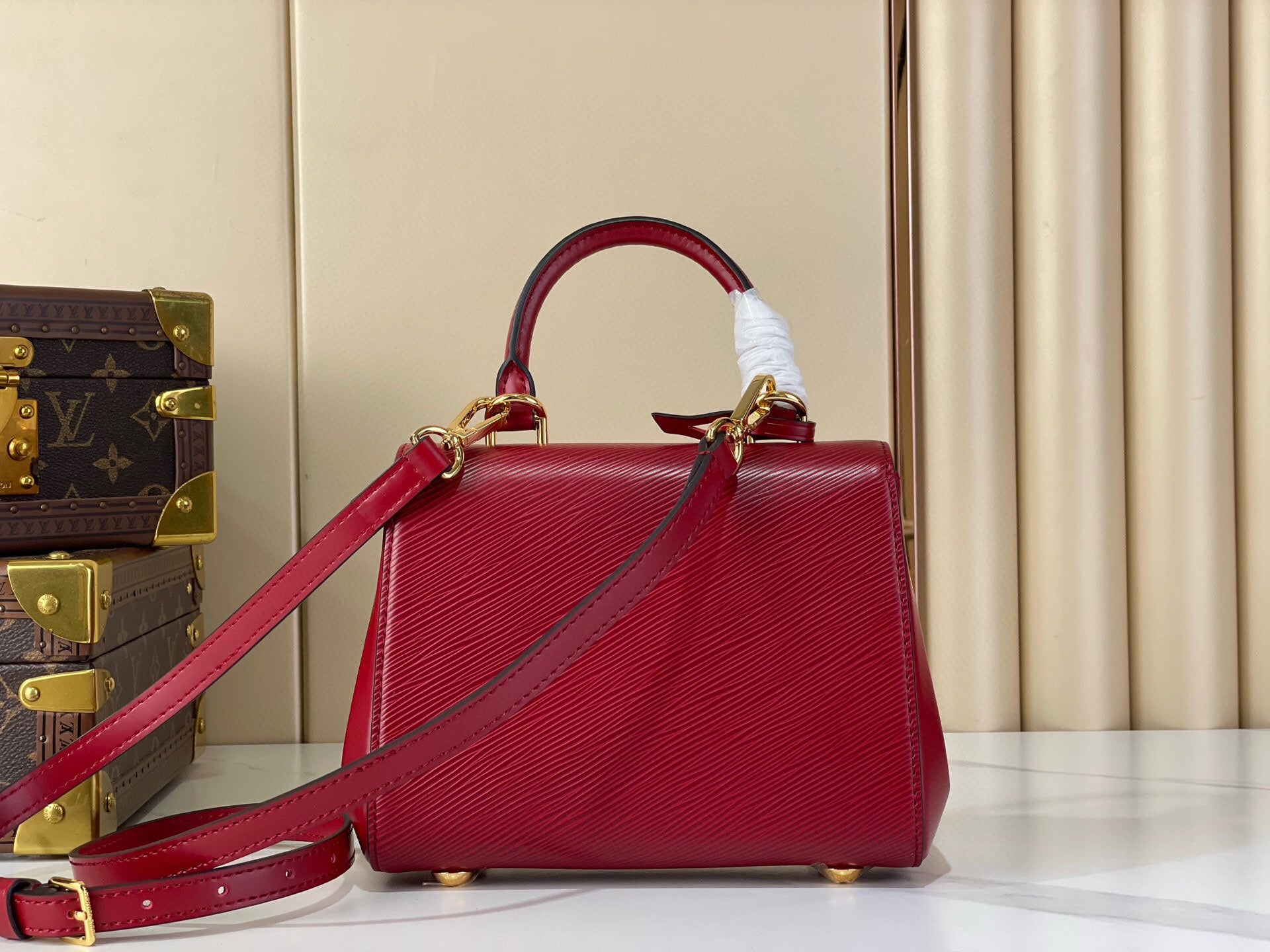 LV Sac Cluny Mini – M15229 Bordo / Epi Dalga Deri