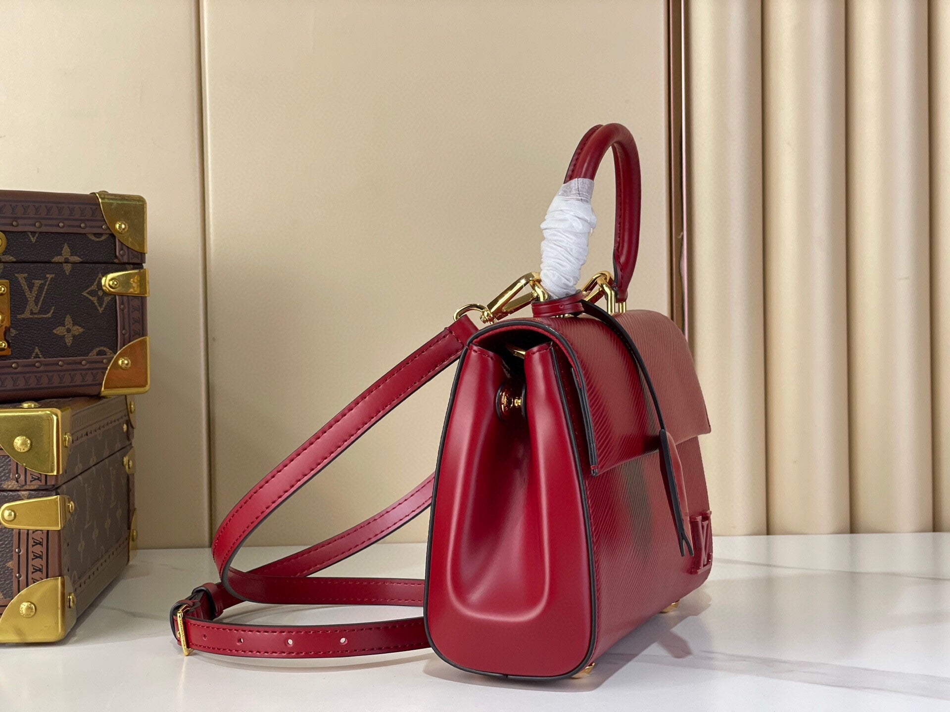 LV Sac Cluny Mini – M15229 Bordo / Epi Dalga Deri