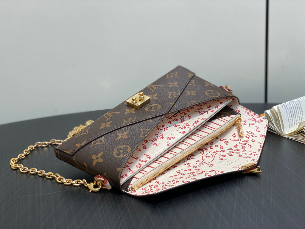 LV M15150 – Monogram “Cat Series” Zincirli Zarf Çanta