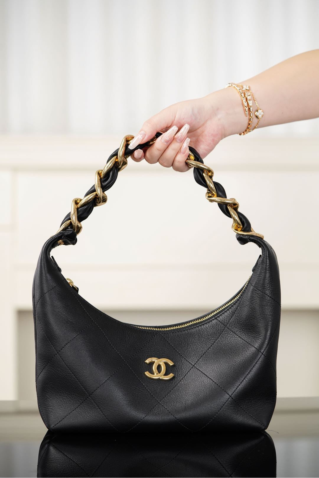 Chanel L'Oréal 25mm Hippie Style Underarm Bag 