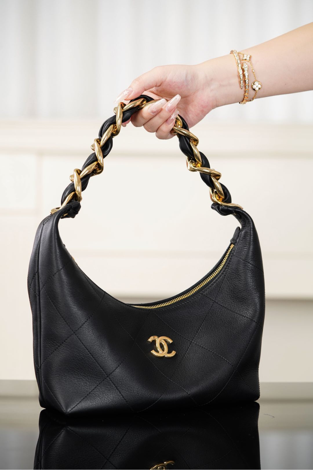 Chanel L'Oréal 25mm Hippie Style Underarm Bag 