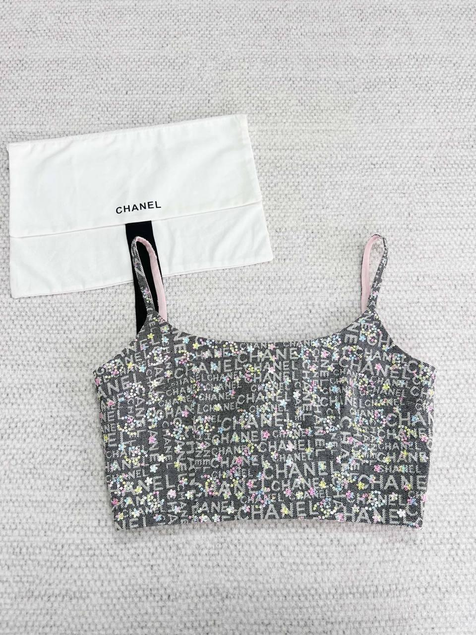 Chanel 24C Patlayıcı İşlemeli Payet logo Denim Kaşkorse - Glimmer of Luxury