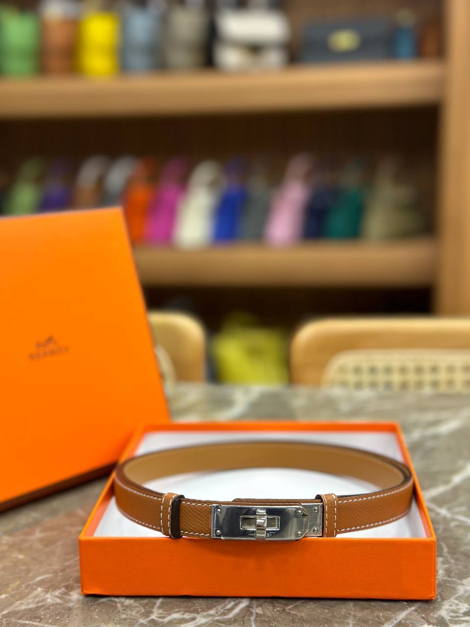 Hermes Deri Bel Kemeri - Glimmer of Luxury