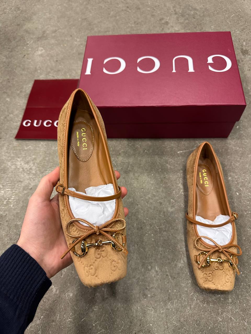 Gucci Horsebit Bale Düz Ayakkabı - Glimmer of Luxury